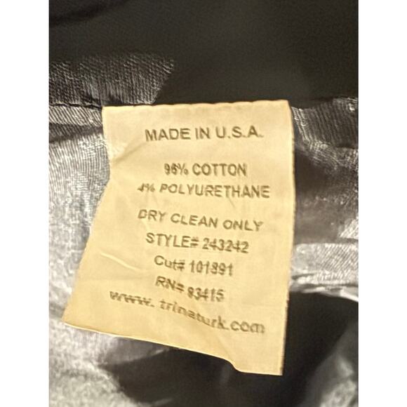 Trina Turk Black Floral Cropped Jacket with Matching Pants and Top –S6 - Picture 3 of 10